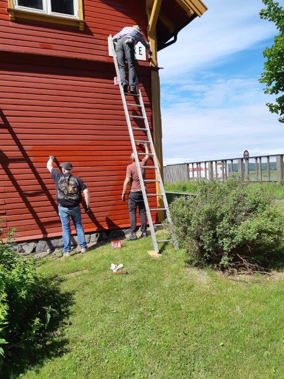 Maling av Borre Stasjon