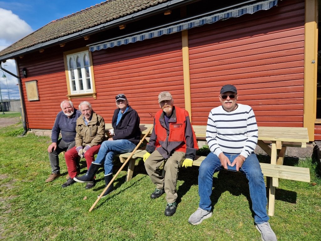 Dugnad på stasjonen